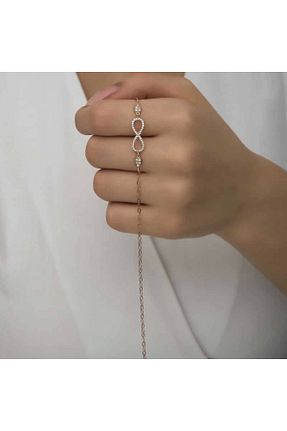 دستبند نقره بژ زنانه 925 عیار Gumush - کد 759862473
