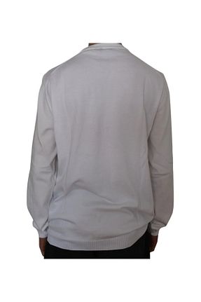 پلیور سفید مردانه ساده MODA - کد 904708959