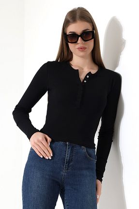 بلوز مشکی زنانه ساده Endies - کد 904709720
