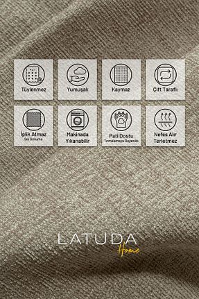 کاور مبل نارنجی Şönil Latuda Home - کد 904712251