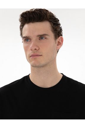 تیشرت قهوه ای مردانه یقه دوچرخه Pierre Cardin - کد 904714236