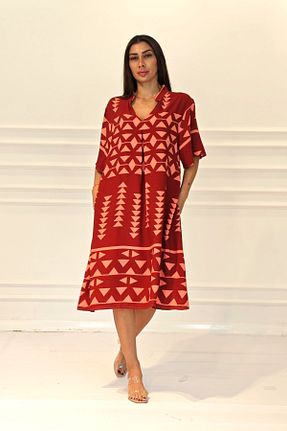 لباس قهوه ای زنانه بافتنی Keyifli Moda - کد 904722721