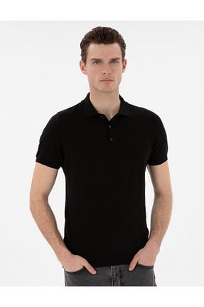 پولوشرت قهوه ای مردانه پنبه ای Pierre Cardin - کد 904717574