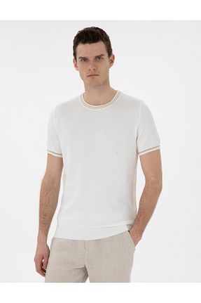 تیشرت نباتی مردانه اسلیم فیت Pierre Cardin - کد 904723175