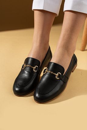 بابت مشکی زنانه چرم خالص Pembe Potin - کد 904712720
