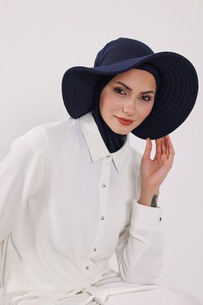 کلاه شنای حجاب سرمه ای زنانه Aisha