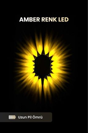 چراغ دیواری طوسی پلاستیک VER SİPARİŞİ SEVİLİYORSUN - کد 904071067