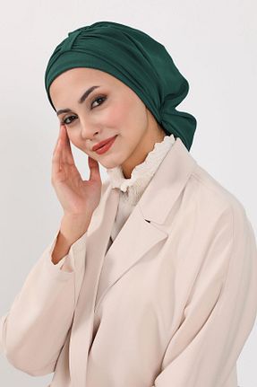 شال سبز زنانه پلی استر Aisha