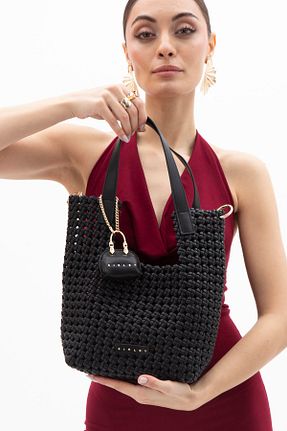 کیف دوشی مشکی زنانه Sisley - کد 904714742