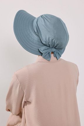 کلاه شنای حجاب فیروزه ای زنانه Aisha
