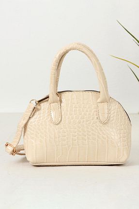 کیف دوشی بژ زنانه چرم مصنوعی Bipanya - کد 379164355