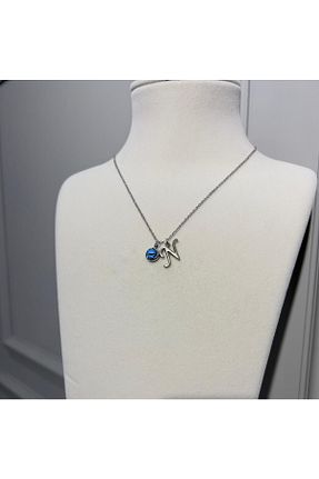گردنبند استیل ( فولاد ) طوسی زنانه استیل (فولاد) Store - کد 904819301