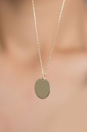 گردنبند نقره طلائی زنانه 925 عیار Papatya Silver - کد 46881798