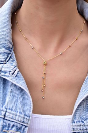 گردنبند نقره صورتی زنانه 925 عیار Papatya Silver - کد 148454972