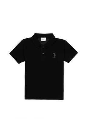پولوشرت مشکی بچه گانه پنبه ای U.S. Polo Assn. - کد 904898746