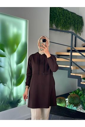 تونیک قهوه ای رگولار Armine - کد 904811228