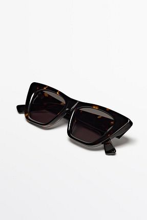 عینک آفتابی قهوه ای زنانه UV400 Massimo Dutti - کد 904831490