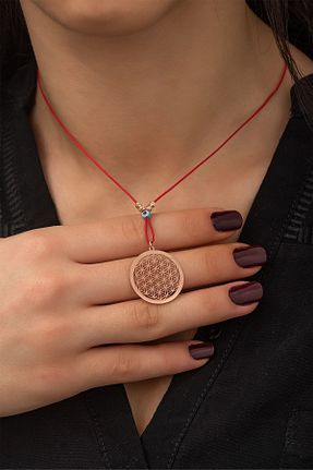 گردنبند نقره طلائی زنانه 925 عیار Papatya Silver - کد 33532160