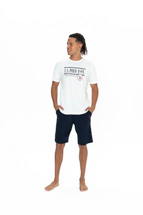 ست لباس راحتی قهوه ای مردانه چاپی U.S. Polo Assn. - کد 904811699