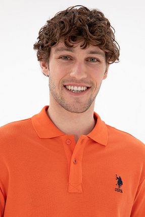 پولوشرت صورتی مردانه پنبه ای U.S. Polo Assn. - کد 904820722