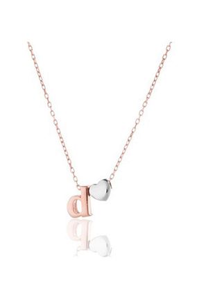 گردنبند نقره طلائی زنانه 925 عیار Papatya Silver - کد 39699282