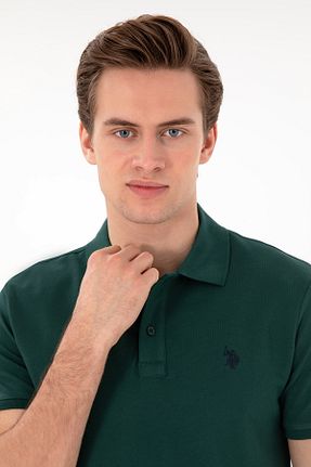 پولوشرت سبز مردانه پنبه ای U.S. Polo Assn. - کد 904820078
