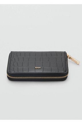 کیف پول مشکی زنانه سایز متوسط MANGO - کد 904821988