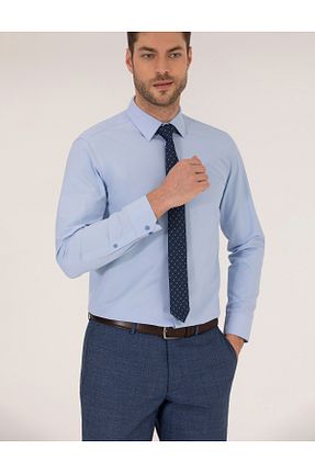 پیراهن آبی مردانه اسلیم فیت Pierre Cardin - کد 904822634