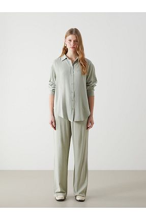 پیراهن سبز زنانه رگولار LC Waikiki - کد 930783492