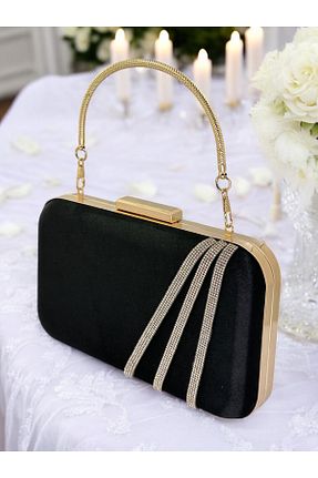 کیف مجلسی مشکی زنانه فلزی Biçanta - کد 904833043