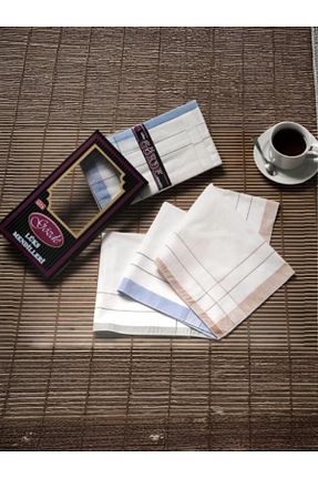 دستمال جیبی سفید زنانه پارچه ای Hepsine Rakip - کد 39518680