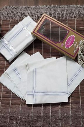 دستمال جیبی سفید زنانه پارچه ای Hepsine Rakip - کد 39519438