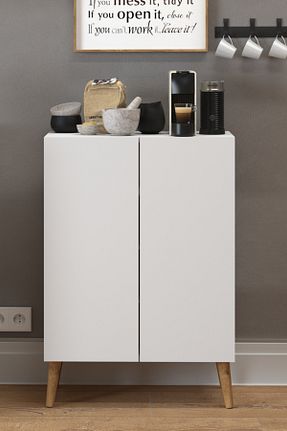 کابینت چند منظوره سفید Suntalam Monte Sehpa - کد 639526310