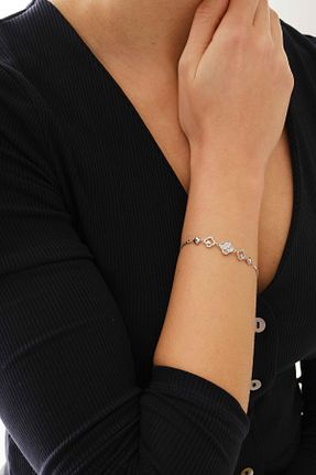 دستبند نقره زنانه 925 عیار Söğütlü Silver - کد 871064905