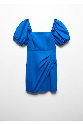 لباس آبی زنانه بافتنی MANGO - کد 863643307