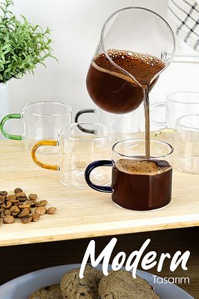 لیوان سفید شیشه Meleni Home - کد 902903418