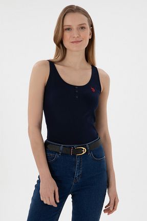 تیشرت سرمه ای زنانه Fitted U.S. Polo Assn. - کد 904872593