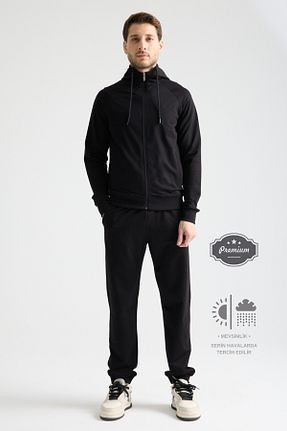 ست کرمکن اسپرت مشکی مردانه پنبه پلی استر Shooter Sportswear - کد 904888974