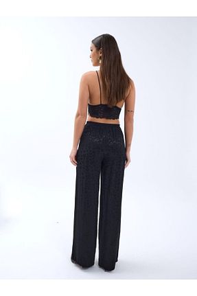 ست بالاتنه و پائین تنه مشکی زنانه بافت hepimiz alalım - کد 906214469