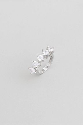 انگشتر نقره سفید زنانه زیرکن So Chic - کد 760982706