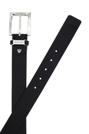کمربند مشکی مردانه چرم مصنوعی U.S. Polo Assn. - کد 904861028