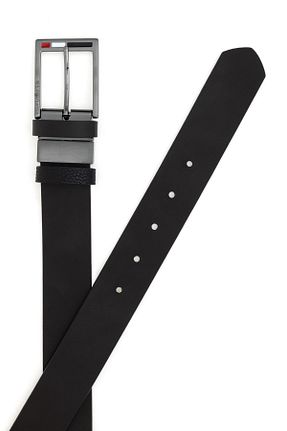 کمربند مشکی مردانه چرم مصنوعی U.S. Polo Assn. - کد 904861660