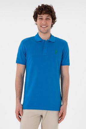 پولوشرت نارنجی مردانه پنبه ای U.S. Polo Assn. - کد 904923656