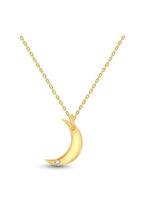 گردنبند الماس زرد 0,01 - 0,20 Luna - کد 903829884