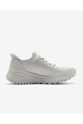 کفش اسنیکر سفید زنانه بند دار Skechers - کد 900777705