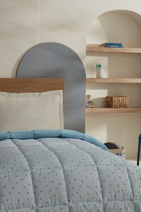 لحاف تکنفره آبی پلی استر Karaca Home - کد 898140331