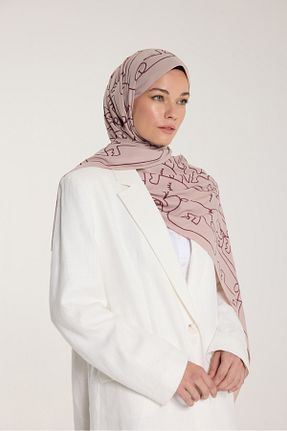 شال بنفش زنانه Medine İpeği PURESCARFS - کد 905957718