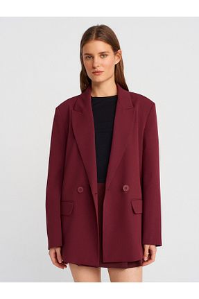 کت زرشکی زنانه Blazer Dilvin - کد 904943218