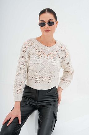 پلیور طوسی زنانه Fitted Şimal - کد 848823845
