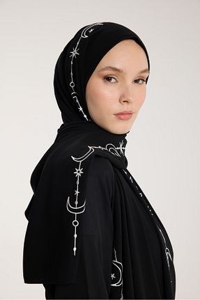 شال مشکی زنانه PURESCARFS - کد 917789980